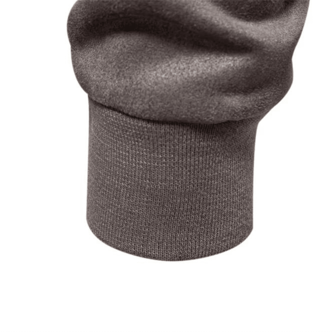 Bomberjakke i ruskind med knaplukning til Herre - LunorWear